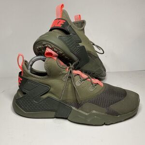 Nike Huarache Drift GS Shoes Youth 6 Y Womens 7.5 Olive Green Sneaker 943344-200
